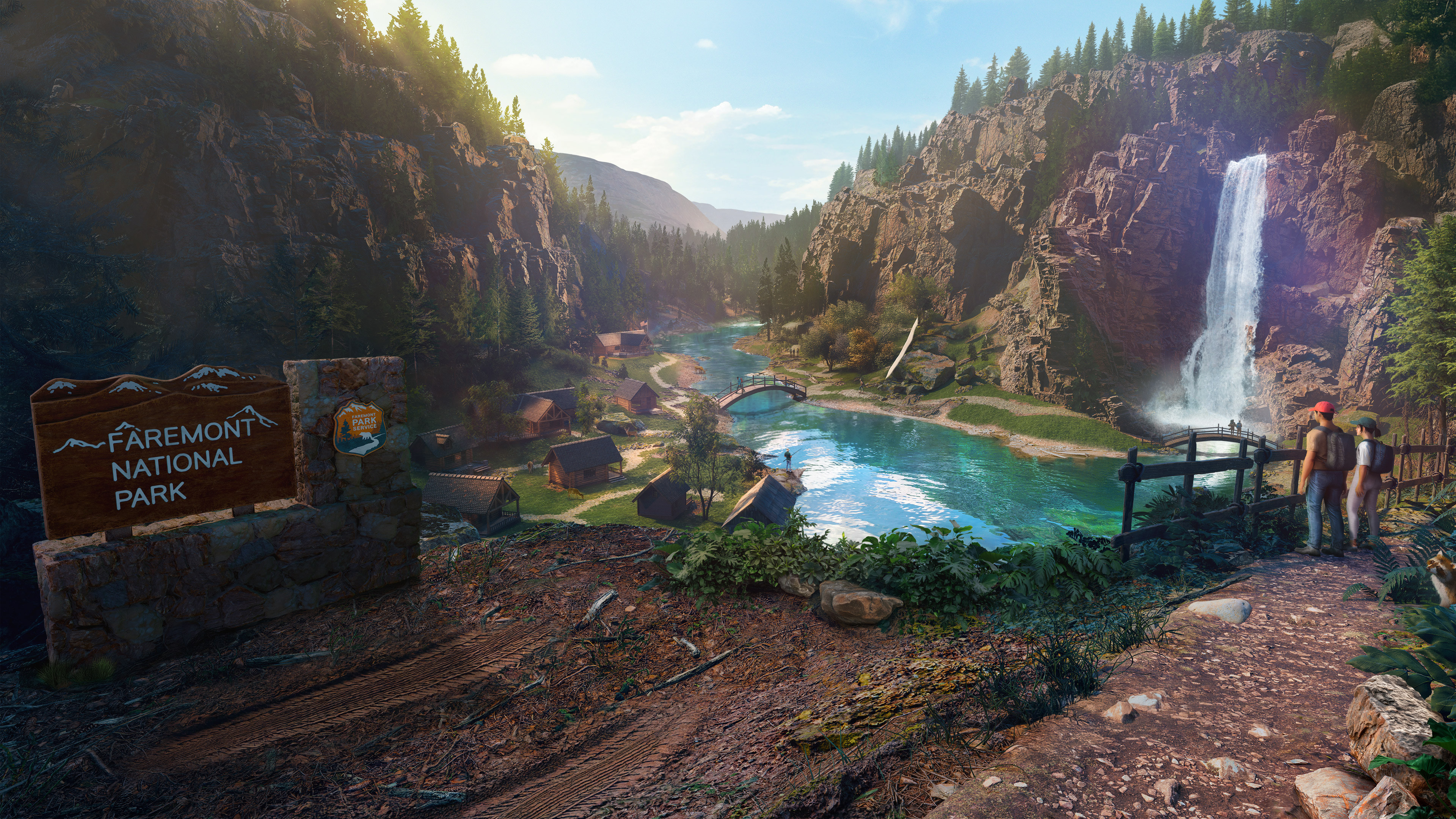 Ranger's Path Park Background